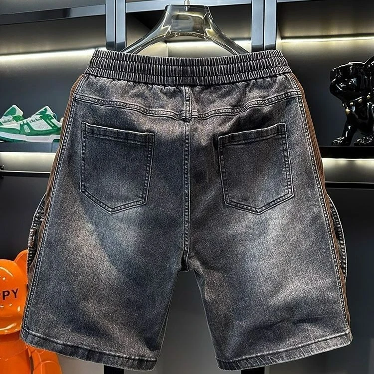 New Summer Vintage Style Men's Denim Shorts Casual 5-Point Length High Street Patchwork Artisan Washed Distressed
New Summer Vintage Style Men's Denim Shorts Casual 5-Point Length High Street Patchwork Artisan Washed Distressed