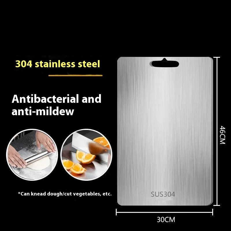 Stainless Steel chopping Board 304 Cutting Board Cutting Board for Cutting Vegetables and Fruits Household Use Kitchen Supplies
Stainless Steel chopping Board 304 Cutting Board Cutting Board for Cutting Vegetables and Fruits Household Use Kitchen Supplies
