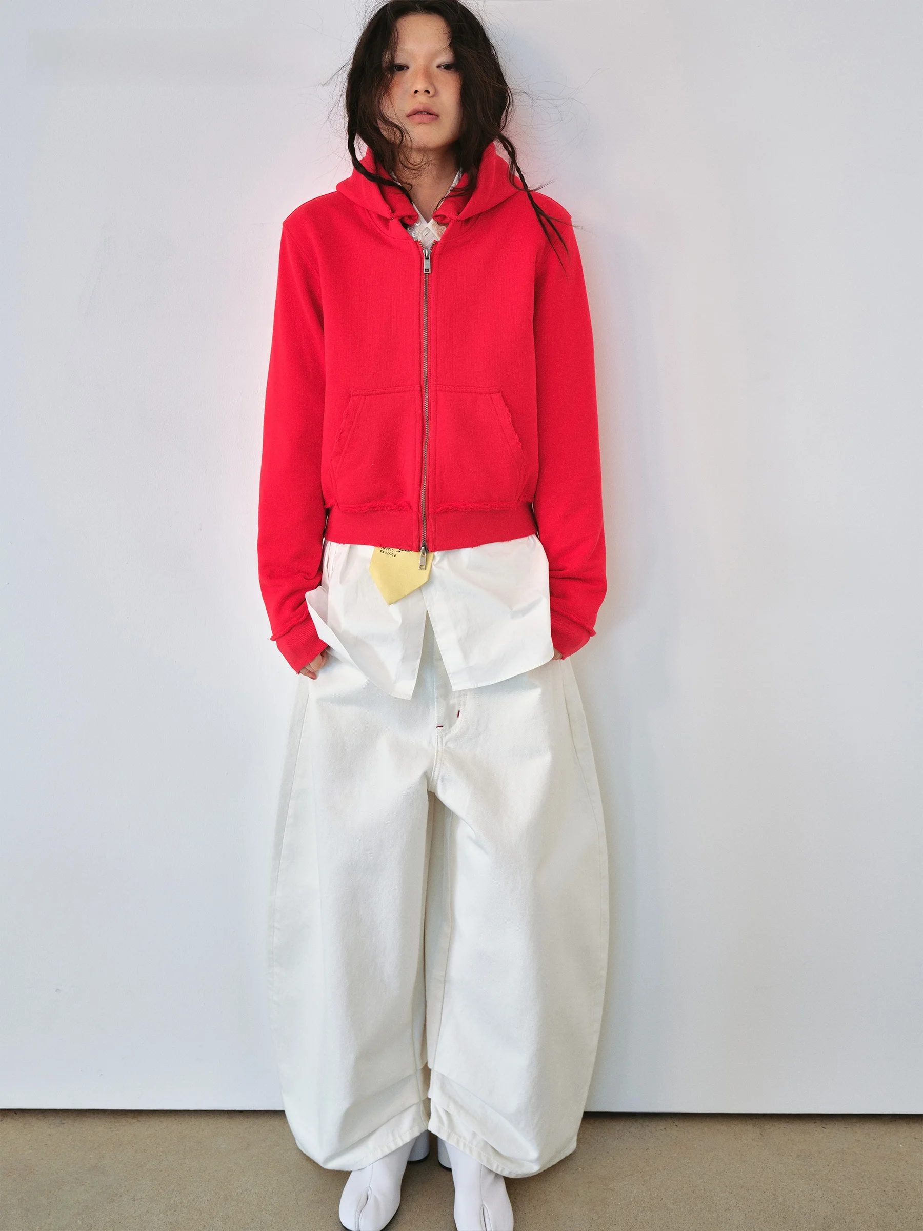 VERMO Beautiful Lucky Red Soft Skin-Friendly Fleece Trim Details Inner Wear Small Version Sweatshirt Open Cardigan
VERMO Beautiful Lucky Red Soft Skin-Friendly Fleece Trim Details Inner Wear Small Version Sweatshirt Open Cardigan