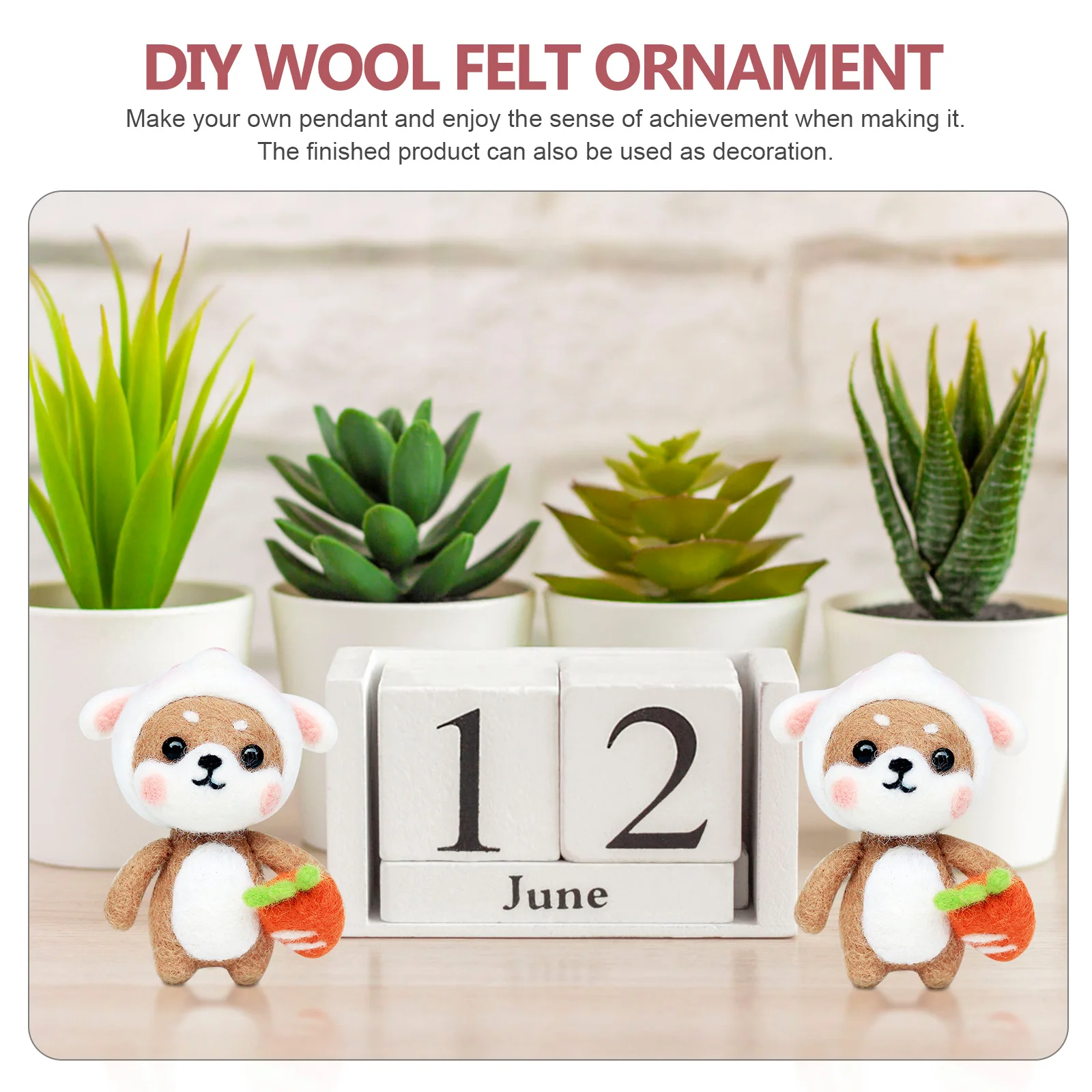 1 set Wool Felt naments Making Kit Needle Felting Kits for Beginners Craft Material Handmade Jewelry Art Activity
1 set Wool Felt naments Making Kit Needle Felting Kits for Beginners Craft Material Handmade Jewelry Art Activity