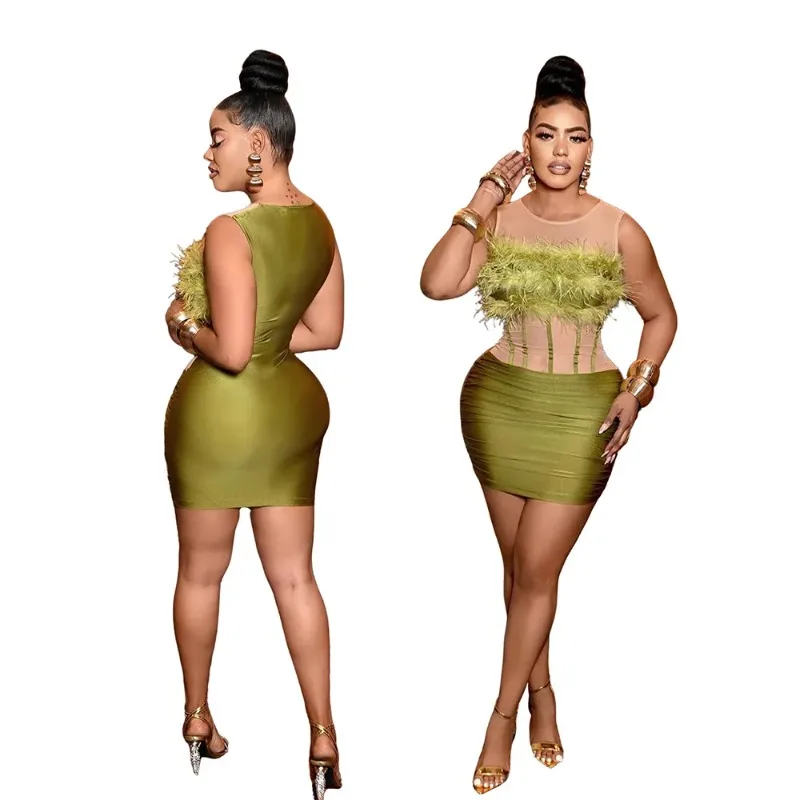 Dashiki African Dresses for Women Summer Sexy African Sleeveless O-neck Green Party Evening Mini Dresses Africa Clothing
Dashiki African Dresses for Women Summer Sexy African Sleeveless O-neck Green Party Evening Mini Dresses Africa Clothing