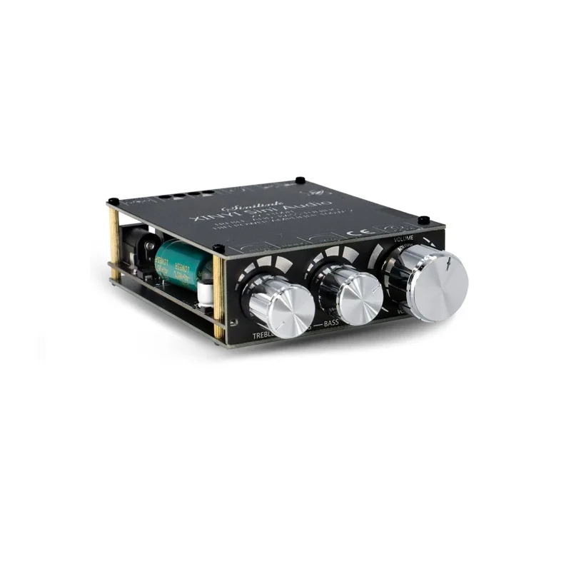 100W Bluetooth 5.0 Stereo digital power amplifier module with front stage high and low adjustment
100W Bluetooth 5.0 Stereo digital power amplifier module with front stage high and low adjustment