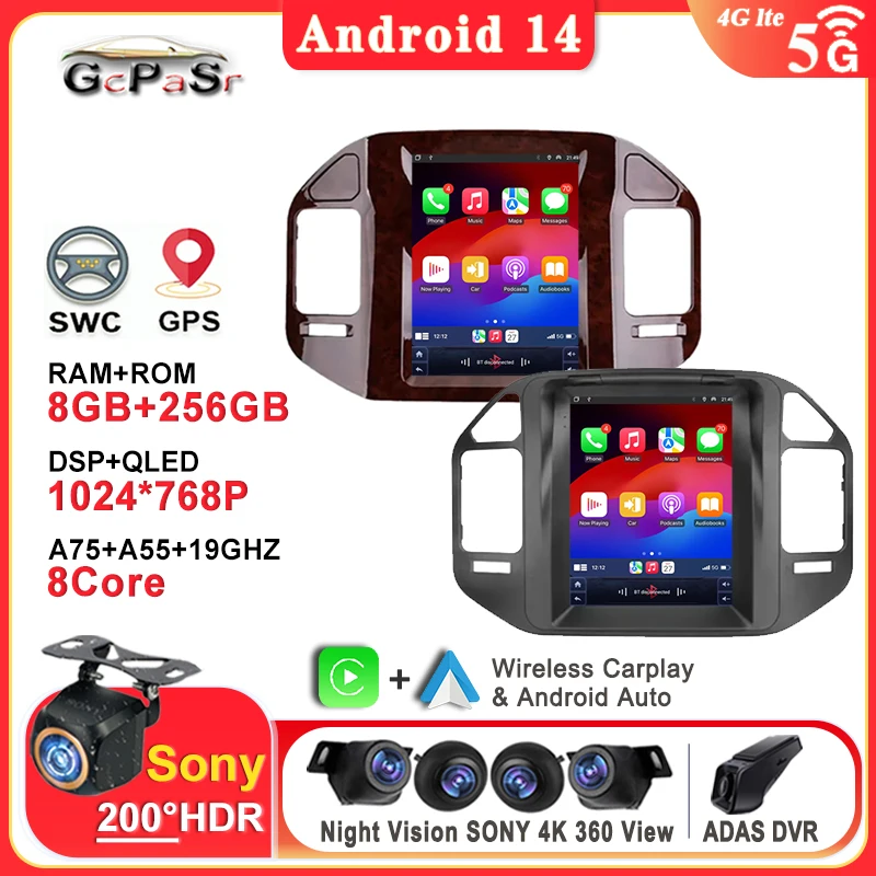 Car GPS 9.7 Inch For Mitsubishi Pajero 3 V60 V68 V73 1999 - 2011 Android Auto Radio Stereo Multimedia Navigation Screen BT DVD
Car GPS 9.7 Inch For Mitsubishi Pajero 3 V60 V68 V73 1999 - 2011 Android Auto Radio Stereo Multimedia Navigation Screen BT DVD