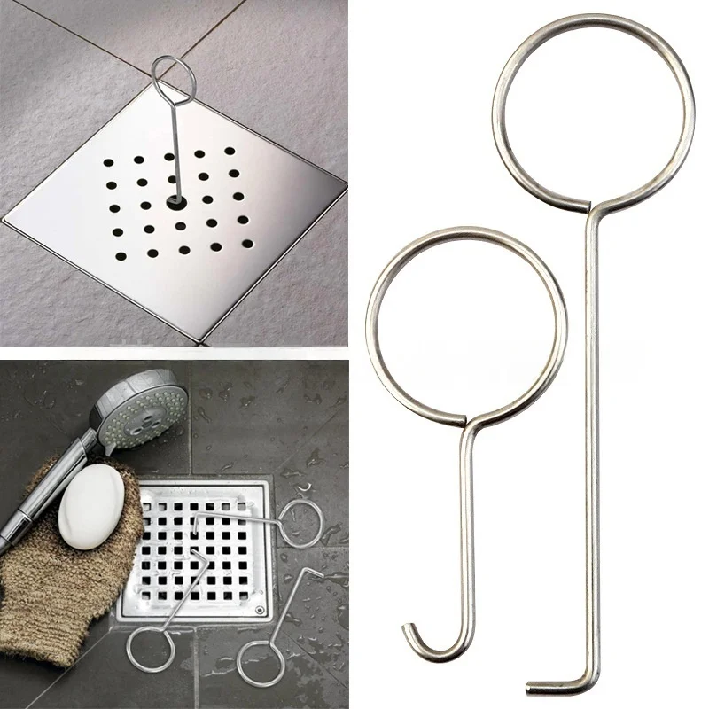 10Pcs Floor Drain Handle Hook Shower Drain Handle Hook Floor Drain Grate Hook Tub Drain Removal Tool Lifting Hooks
10Pcs Floor Drain Handle Hook Shower Drain Handle Hook Floor Drain Grate Hook Tub Drain Removal Tool Lifting Hooks