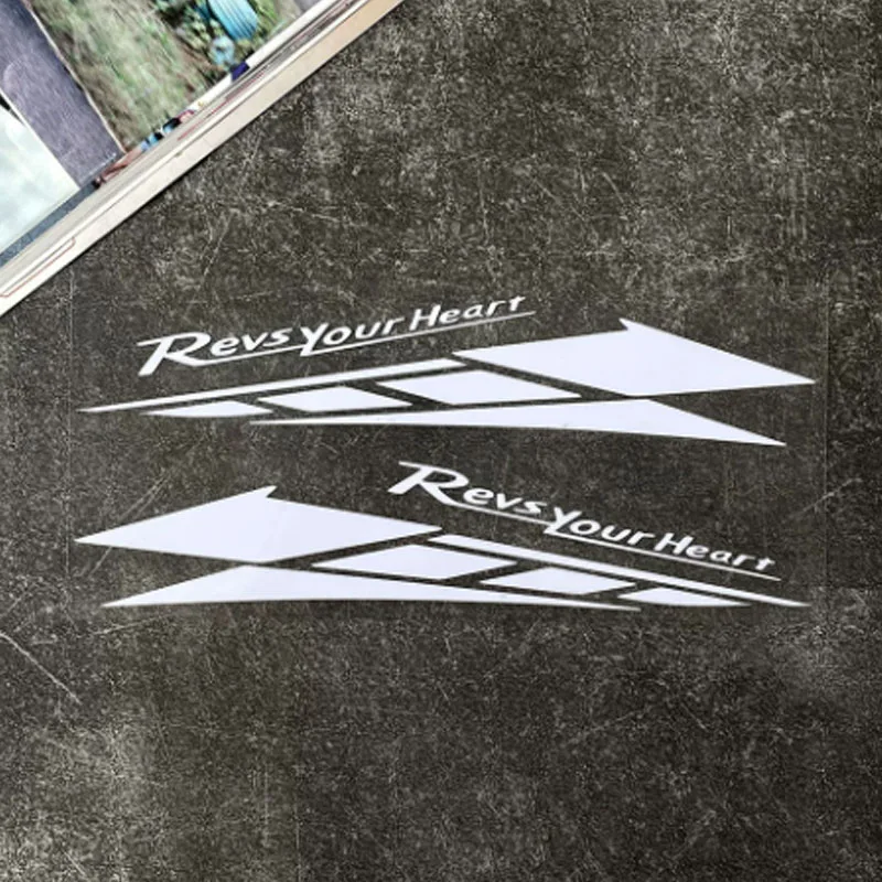 Revs Your Heart Sticker Racing Car Reflective Decals Motorcycle Body Fuel Tank Decorative Pegatinas Speed Graphic Vinyl Material
Revs Your Heart Sticker Racing Car Reflective Decals Motorcycle Body Fuel Tank Decorative Pegatinas Speed Graphic Vinyl Material