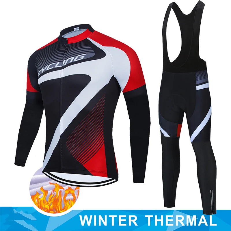 Winter Thermal Fleece Cycling Jersey Man Sets Men's Suit Uniform Clothes Clothing Termal Bicycle Pants Bib Mtb Long Sleeve Set
Winter Thermal Fleece Cycling Jersey Man Sets Men's Suit Uniform Clothes Clothing Termal Bicycle Pants Bib Mtb Long Sleeve Set