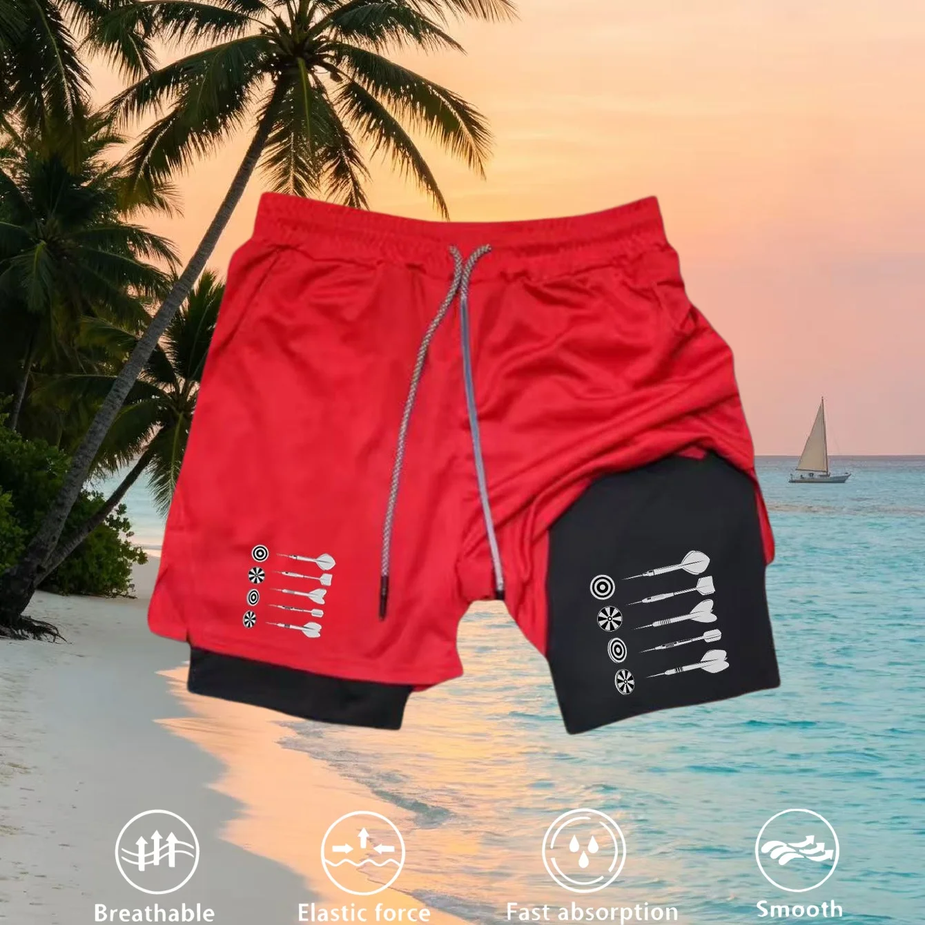 2026New Men's Fitness Training Shorts Summer 2 In 1 Quick Dry Gym Beach Running Double-deck Shorts Outdoor Sportswear Men shorts
2026New Men's Fitness Training Shorts Summer 2 In 1 Quick Dry Gym Beach Running Double-deck Shorts Outdoor Sportswear Men shorts