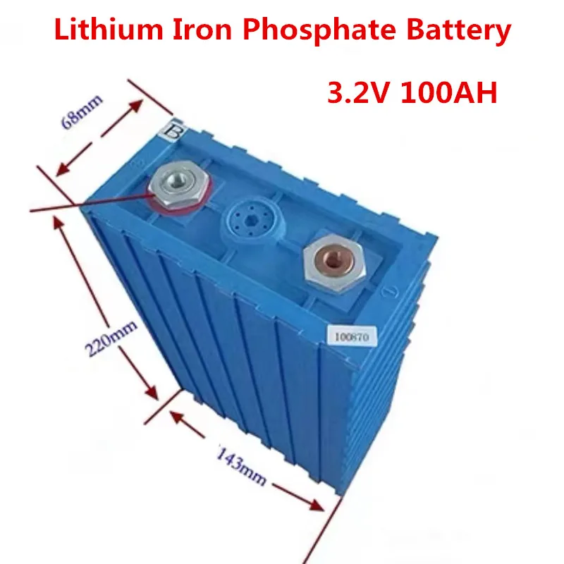 3.2V 100AH 200Ah Batteriy Rechargeable Lithium Iron Phosphate Battery Pack For RV Solar System Cart Home Energy Amplifie
3.2V 100AH 200Ah Batteriy Rechargeable Lithium Iron Phosphate Battery Pack For RV Solar System Cart Home Energy Amplifie