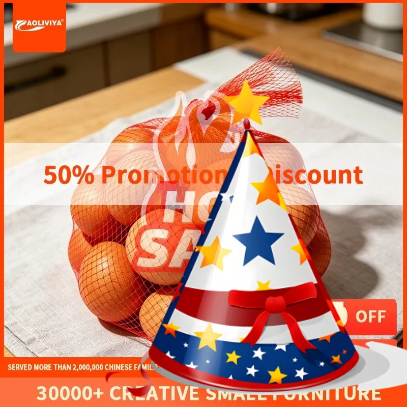 AOLIVIYA 1Pcs Red Mesh Bag Thickened Encrypted Egg Storage Bag Kitchen Office Desks with Buckle Nut Food Bag 0.01USD
AOLIVIYA 1Pcs Red Mesh Bag Thickened Encrypted Egg Storage Bag Kitchen Office Desks with Buckle Nut Food Bag 0.01USD