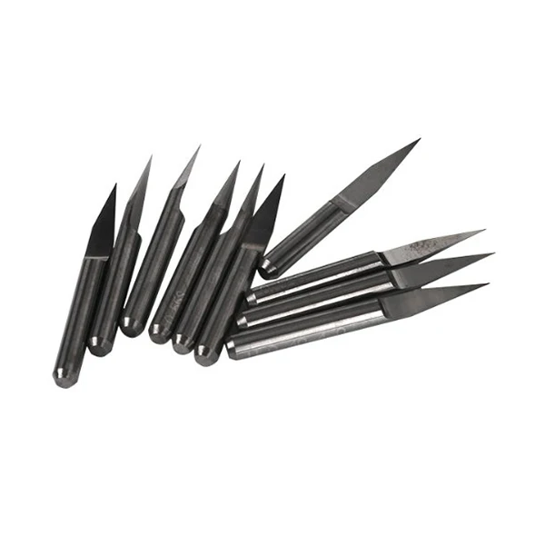 10 Pcs Flat Bottom Engraving Bits V Shape Solid Carbide 20 Degree 0.1mm Blade 3.175mm Diameter CNC Router Tools PCB Board
10 Pcs Flat Bottom Engraving Bits V Shape Solid Carbide 20 Degree 0.1mm Blade 3.175mm Diameter CNC Router Tools PCB Board