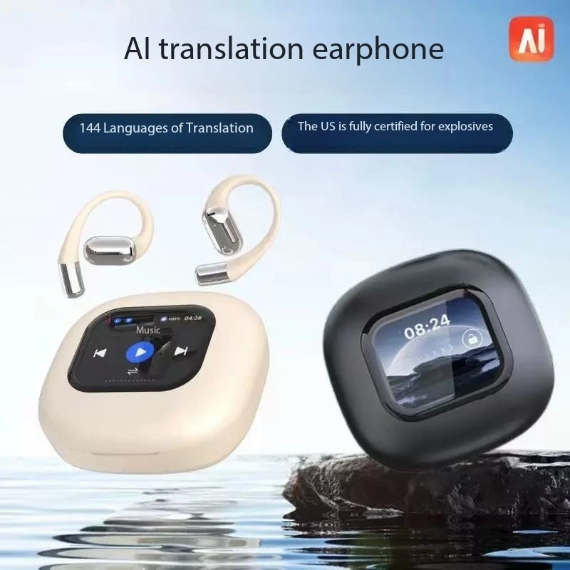 AI Translation K16 Wireless OWS Over the Ear Bluetooth Earphones Touch Color Screen Earbuds Waterproof Noise Reduction Headphone
AI Translation K16 Wireless OWS Over the Ear Bluetooth Earphones Touch Color Screen Earbuds Waterproof Noise Reduction Headphone