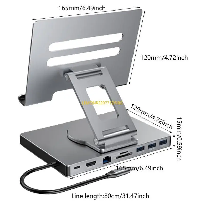 D7YC USB C Hub Stand 8/9 in 1 Adapter Docking Station Foldable with 4K 60Hz RJ45 Gigabit Ethernet Card Reader USB3.0 3.5mm
D7YC USB C Hub Stand 8/9 in 1 Adapter Docking Station Foldable with 4K 60Hz RJ45 Gigabit Ethernet Card Reader USB3.0 3.5mm