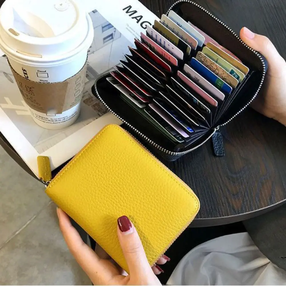 Simple Short Hangging Card Bag PU Leather Multiple Card Slot Multi-card Wallet Multifunction Colorful Card Holder Student
Simple Short Hangging Card Bag PU Leather Multiple Card Slot Multi-card Wallet Multifunction Colorful Card Holder Student