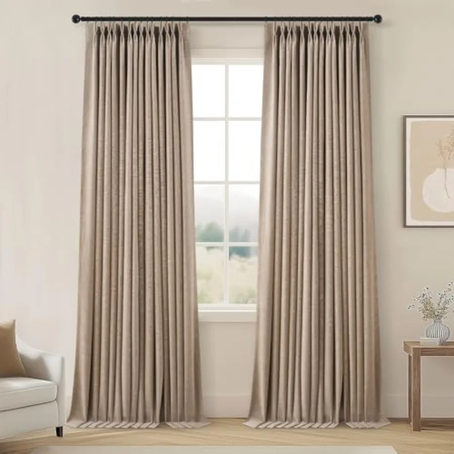 Extra Long 100% Blackout Brown Curtains 108 Inch Long for Living Room Large Window with Hooks Rings, Floor to Ceiling Pinch Ple
Extra Long 100% Blackout Brown Curtains 108 Inch Long for Living Room Large Window with Hooks Rings, Floor to Ceiling Pinch Ple