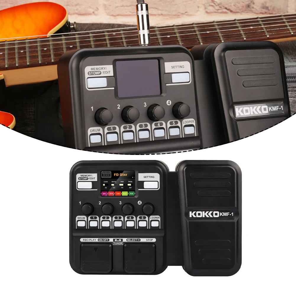 Multi Effect Pedal KMF-1 High-Fidelity Cabinet Simulation Integrated Drum Machine For 6 Style Guitar 18 Speaker Models For Bands
Multi Effect Pedal KMF-1 High-Fidelity Cabinet Simulation Integrated Drum Machine For 6 Style Guitar 18 Speaker Models For Bands