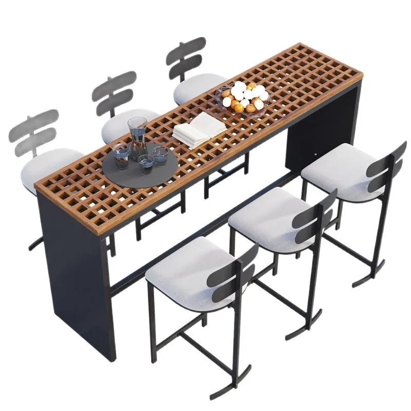 Outdoor bar table, milk tea shop, coffee shop, high table, outdoor open-air waterproof and sunscreen balcony, long table and cha
Outdoor bar table, milk tea shop, coffee shop, high table, outdoor open-air waterproof and sunscreen balcony, long table and cha