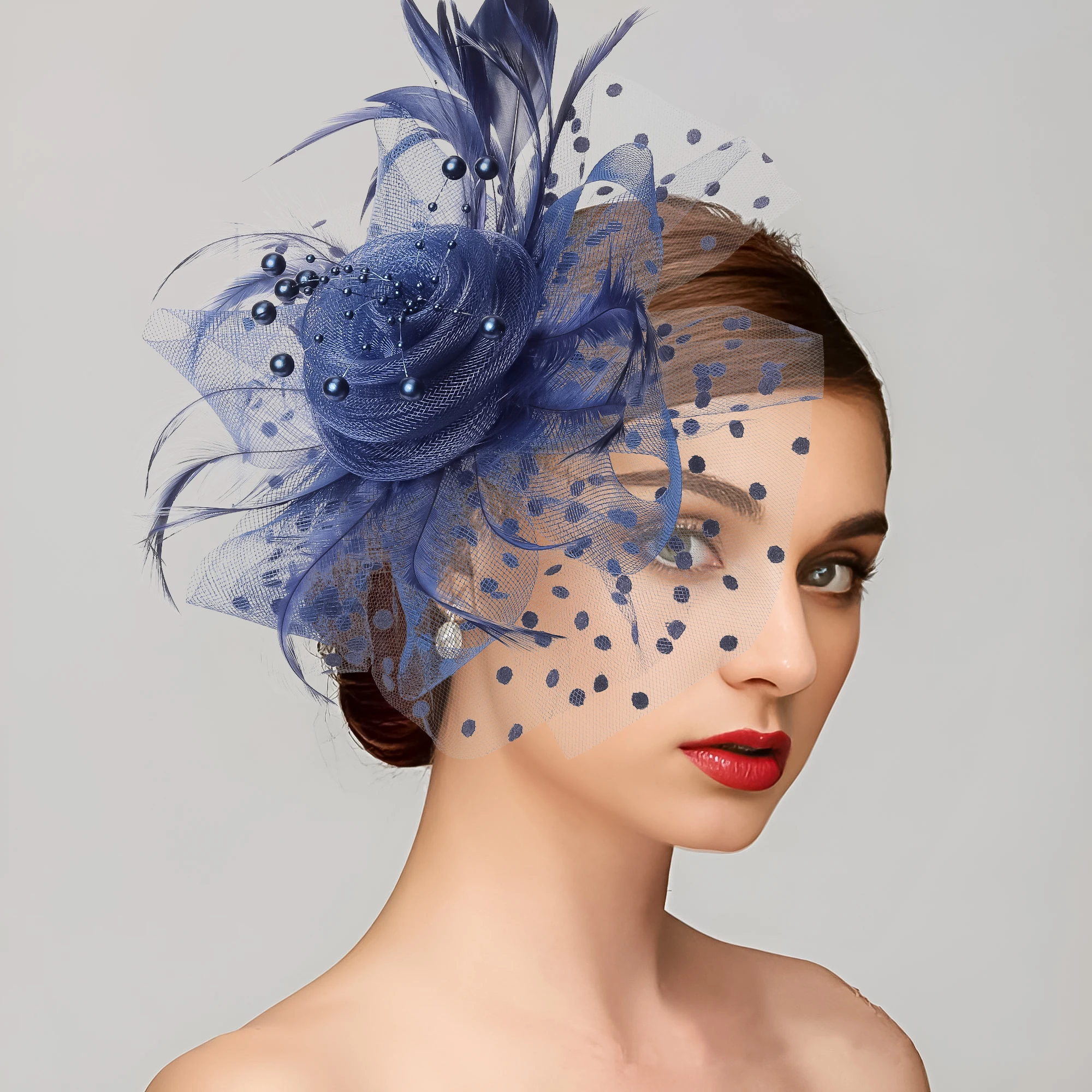 Blue/Black Adjustable Rose Feather Lace Hairband/Clip for Photography Parties Role-playing Occasions Hair Accessories
Blue/Black Adjustable Rose Feather Lace Hairband/Clip for Photography Parties Role-playing Occasions Hair Accessories