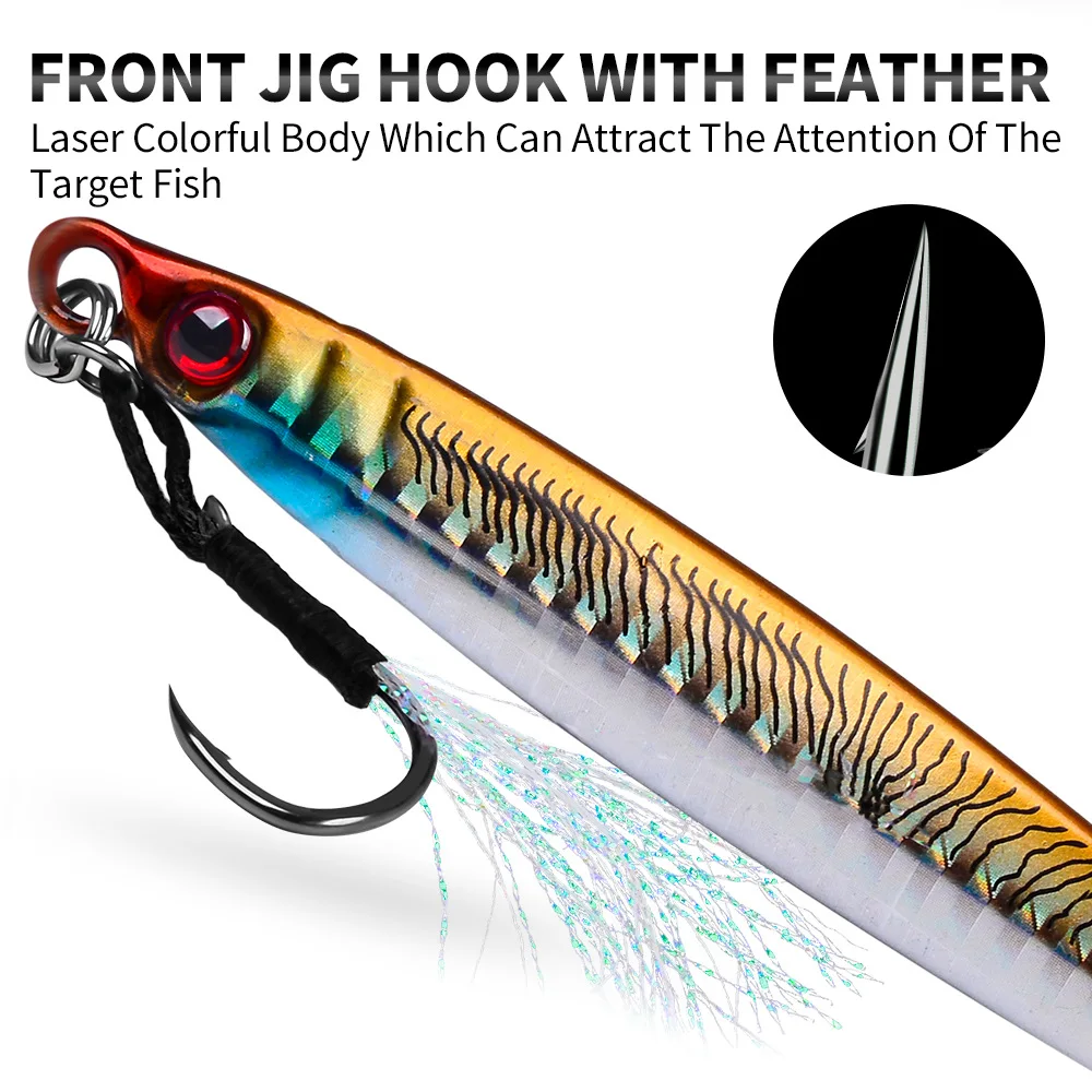 Lure iron plate 3D quick draw sea fishing, lure bait with hook, boat fishing, falling mackerel hook, long-distance lead fishing
Lure iron plate 3D quick draw sea fishing, lure bait with hook, boat fishing, falling mackerel hook, long-distance lead fishing