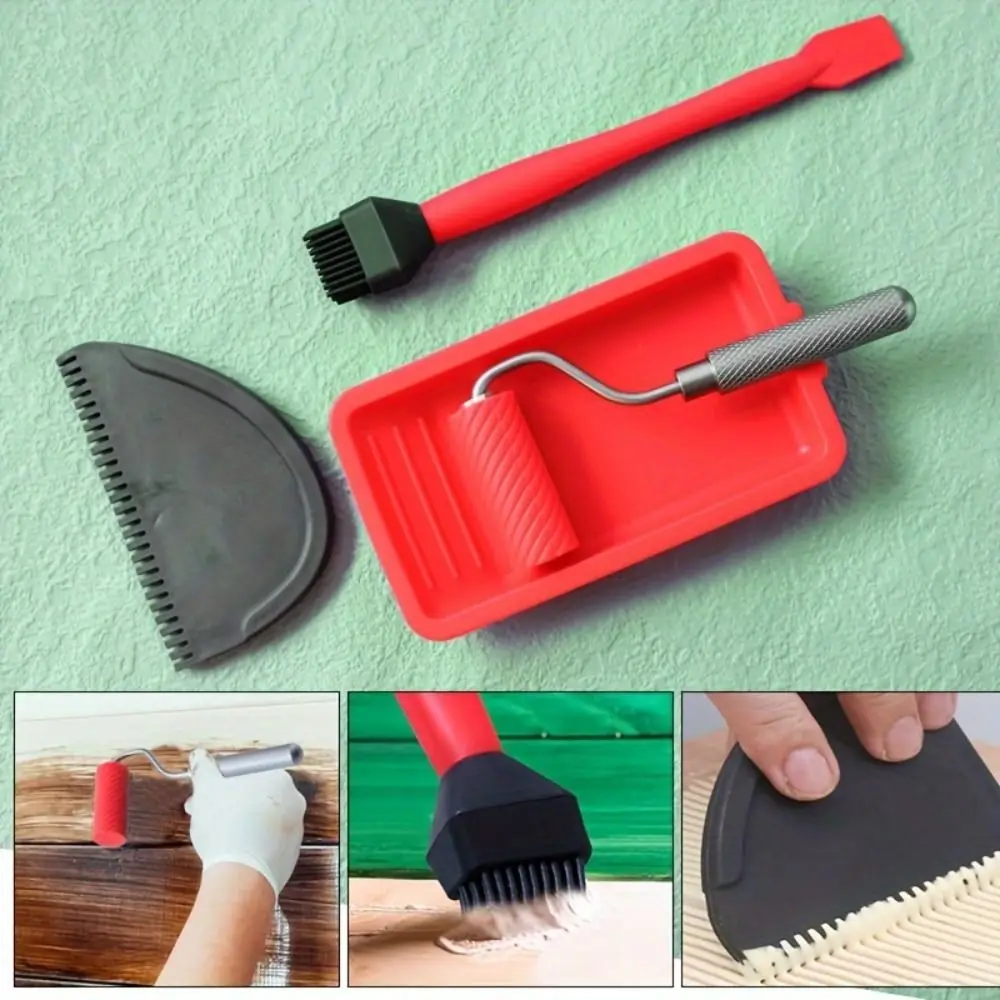 Soft Silicone Silicone Paint Roller Mini Size Easy to Clean Painting Decorating Kit 48Mm Roller Aluminum Handle
Soft Silicone Silicone Paint Roller Mini Size Easy to Clean Painting Decorating Kit 48Mm Roller Aluminum Handle