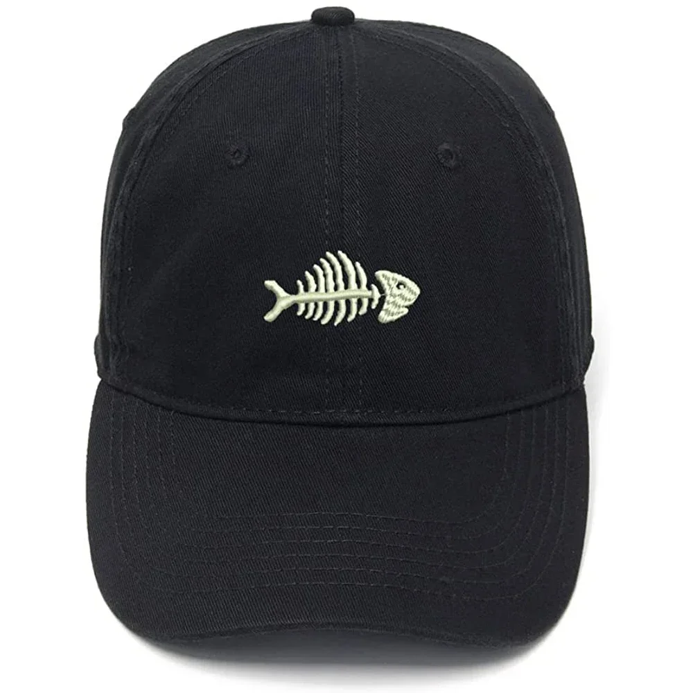 Lyprerazy Men's Baseball Cap Fish Bone Embroidery Hat Cotton Embroidered Casual Baseball Caps
Lyprerazy Men's Baseball Cap Fish Bone Embroidery Hat Cotton Embroidered Casual Baseball Caps