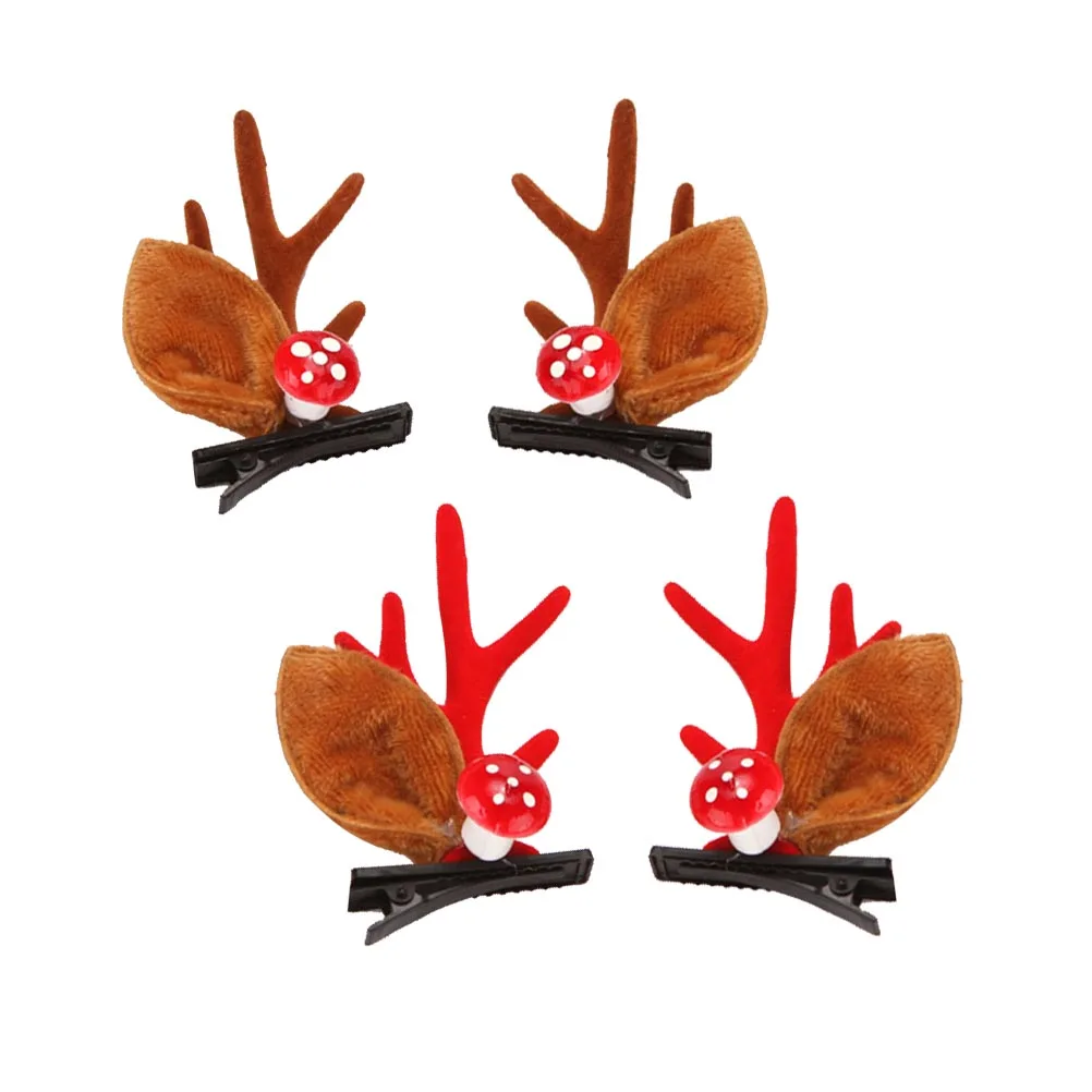 4pcs Antler Hair Clips Christmas Accessories Stylish Barrettes Elk Hairpins Festive Girls Women Hairstyle Decorative
4pcs Antler Hair Clips Christmas Accessories Stylish Barrettes Elk Hairpins Festive Girls Women Hairstyle Decorative