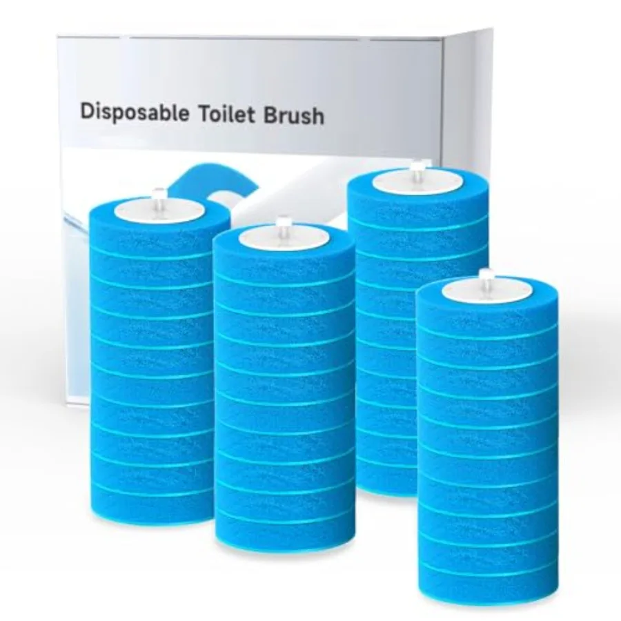 40 Count Toilet Wand Refills, 3 Layer Sponge Brush with Cleaner, Disposable Toilet Bowl Cleaner Wand for Bathroom Cleaning
40 Count Toilet Wand Refills, 3 Layer Sponge Brush with Cleaner, Disposable Toilet Bowl Cleaner Wand for Bathroom Cleaning