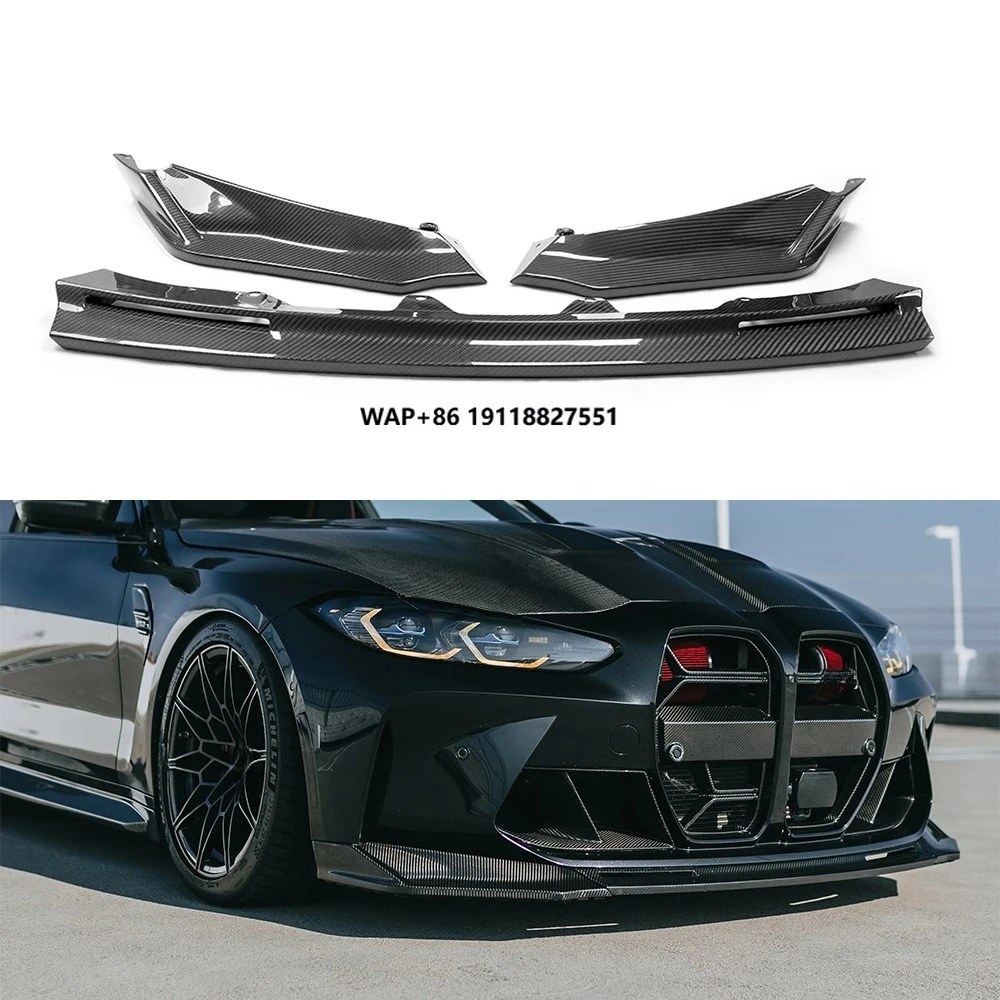 Carbon Fiber Front Bumper Splitter Front Lip Accessory Trim for M3 M4 G80 G81 G82 G83 V Style Racing Upgrade
Carbon Fiber Front Bumper Splitter Front Lip Accessory Trim for M3 M4 G80 G81 G82 G83 V Style Racing Upgrade