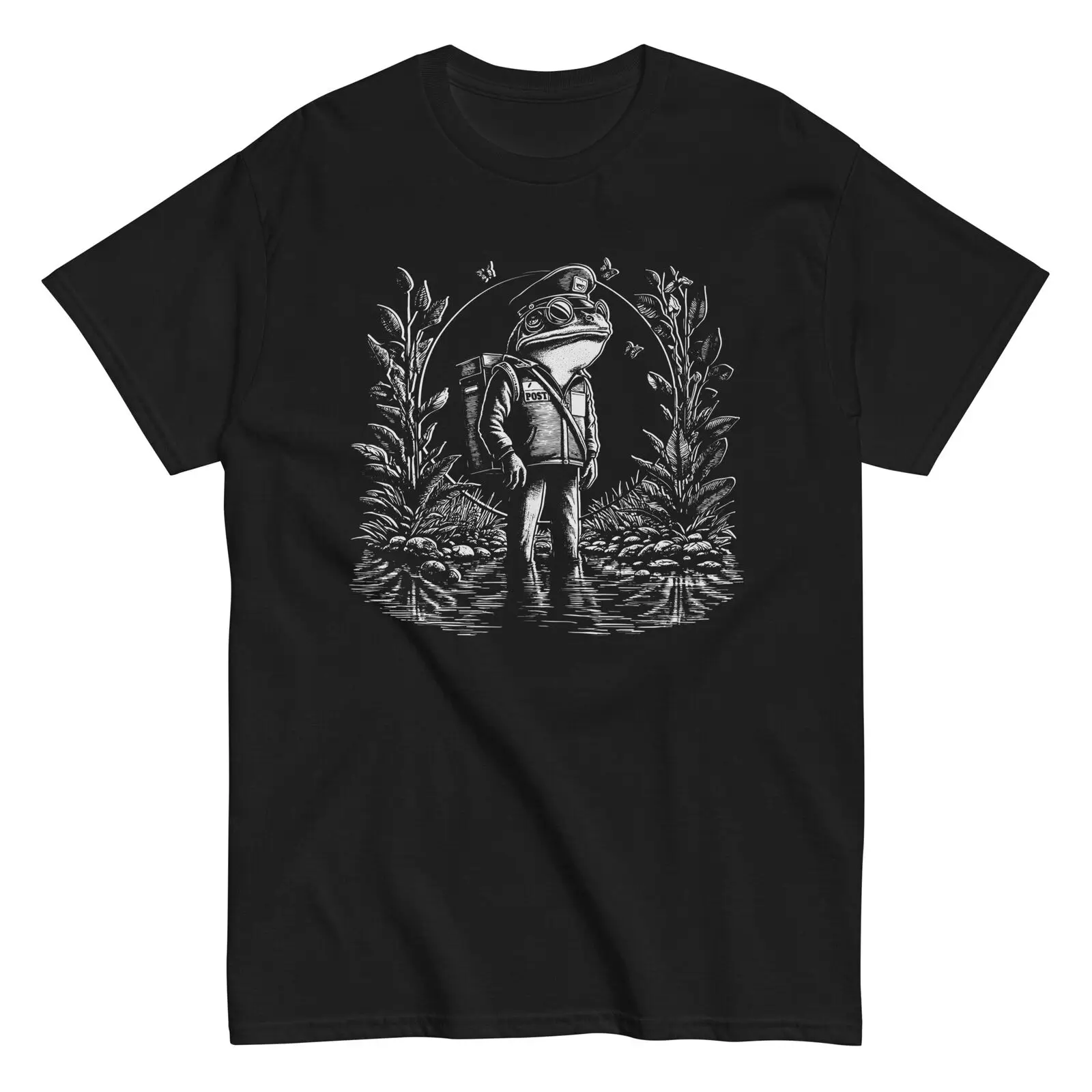 Mail Man Frog Vintage Style Cottagecore Men's Cotton T-Shirt Postman Tattoo Tee
Mail Man Frog Vintage Style Cottagecore Men's Cotton T-Shirt Postman Tattoo Tee