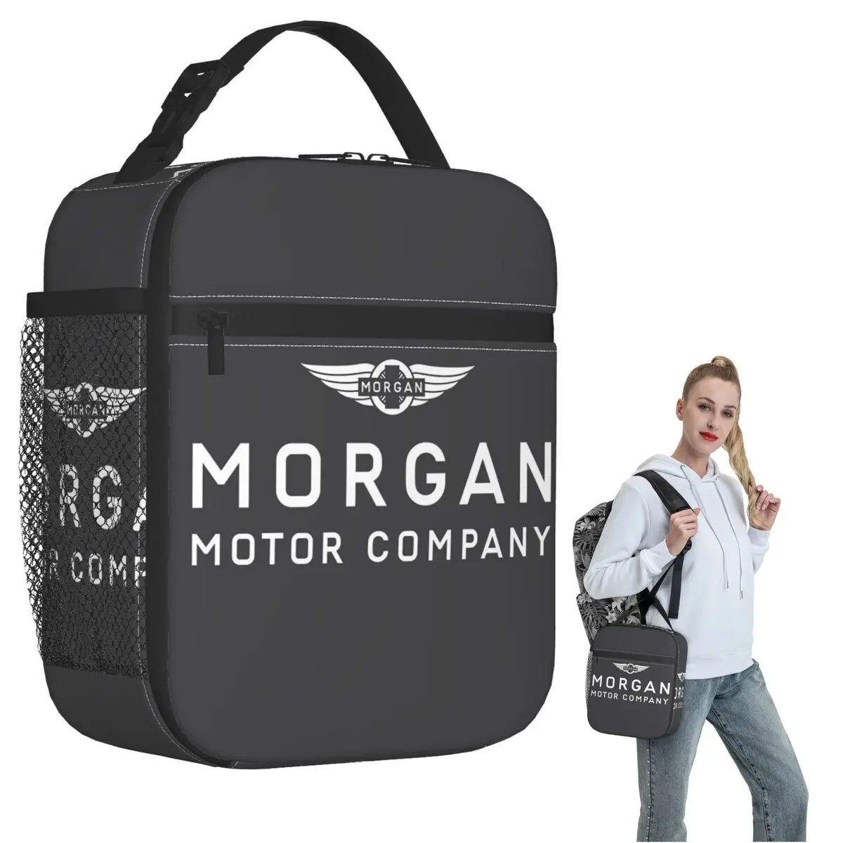 Изолированная сумка для обеда от компании Morgan Motor Car Company для женщин и детей, портативные коробки для еды, термосумка для обеда
Изолированная сумка для обеда от компании Morgan Motor Car Company для женщин и детей, портативные коробки для еды, термосумка для обеда