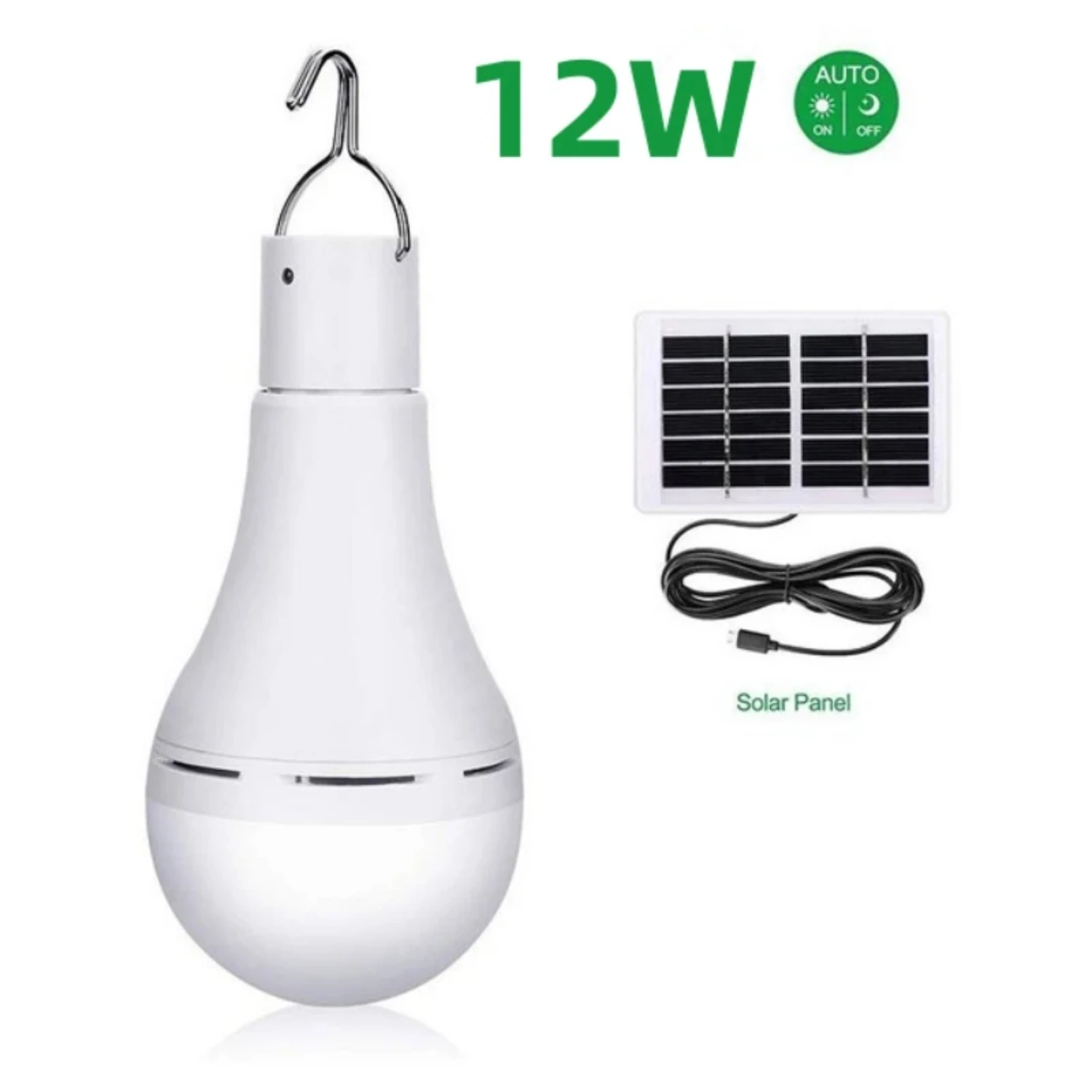 12W Hanging Solar Light Waterproof USB Charged Emergency Sunlight Powered Lamp Outdoor Indoor House Solar Bulb Light Led ligths
12W Hanging Solar Light Waterproof USB Charged Emergency Sunlight Powered Lamp Outdoor Indoor House Solar Bulb Light Led ligths