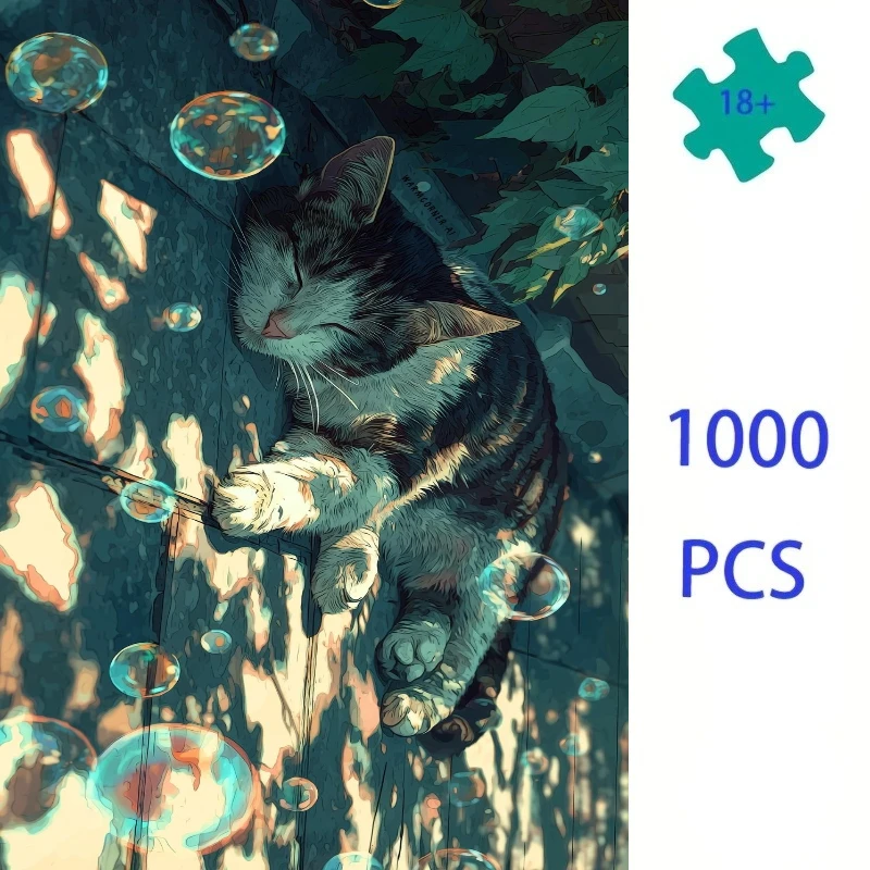 500/1000/1200 PCS Jigsaw Puzzle Whimsical Anime Style Cat Home Family Activity Games for Gameroom Bedroom Home Decor Frameless
500/1000/1200 PCS Jigsaw Puzzle Whimsical Anime Style Cat Home Family Activity Games for Gameroom Bedroom Home Decor Frameless