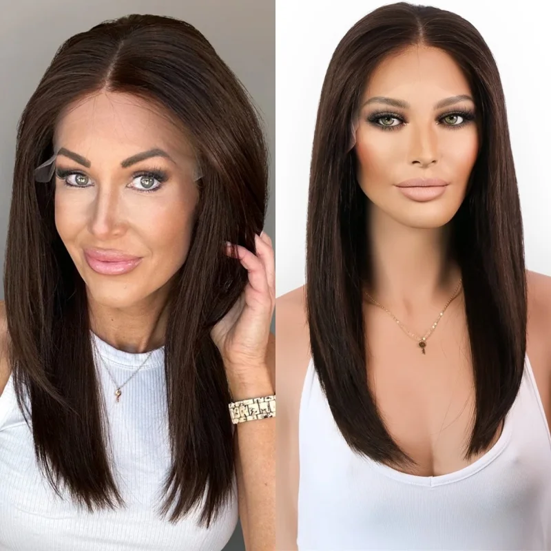New In Synthetic Premium Fibre Wig Ombre Brunette HD Invisible Lace Front Wig Heat Resistant Fiber Wig Short Straight Bob Wig
New In Synthetic Premium Fibre Wig Ombre Brunette HD Invisible Lace Front Wig Heat Resistant Fiber Wig Short Straight Bob Wig