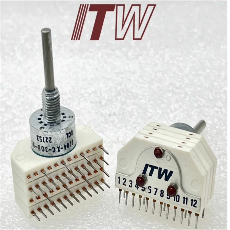 1 PCS ITW US imported rotary band switch, 4-pole, 12 speed, 2-layer 0240-XC-30B-03-UPJ-AR160
1 PCS ITW US imported rotary band switch, 4-pole, 12 speed, 2-layer 0240-XC-30B-03-UPJ-AR160
