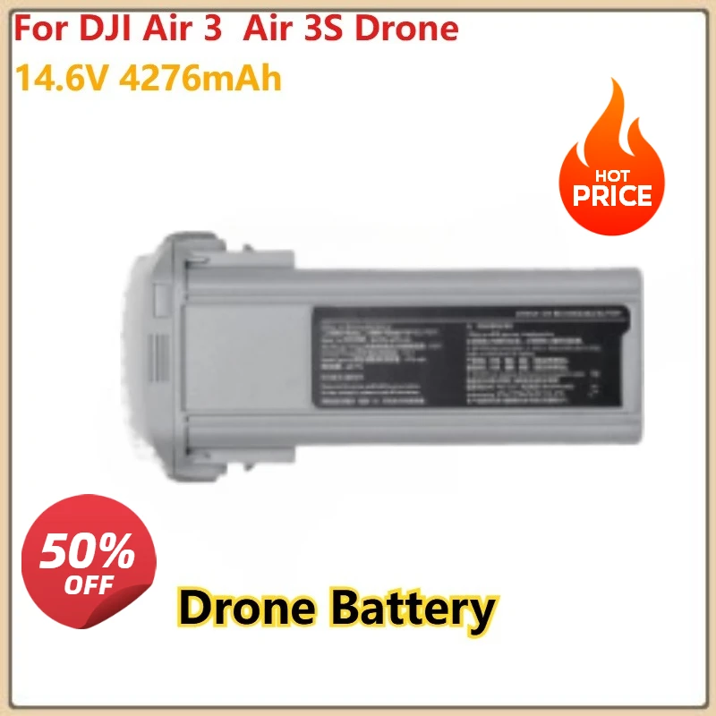 Drone Batterys 14.6V 4276mAh Intelligent Flight Battery for DJI Air 3 Air 3S Drone
Drone Batterys 14.6V 4276mAh Intelligent Flight Battery for DJI Air 3 Air 3S Drone