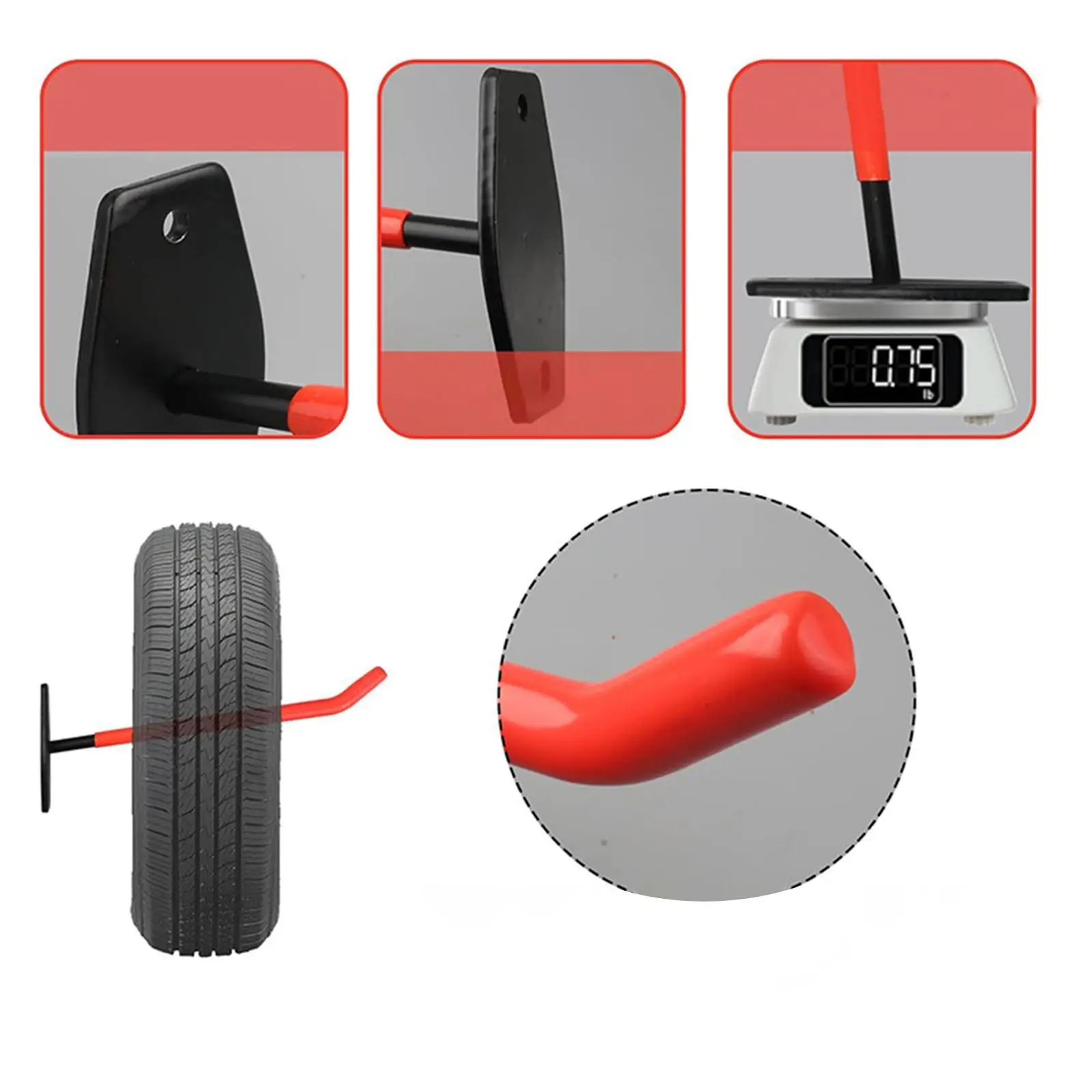 Car Tire Wall Mount Storage System Strong Steel Hooks Easy Install for Home Repair Shop
Car Tire Wall Mount Storage System Strong Steel Hooks Easy Install for Home Repair Shop