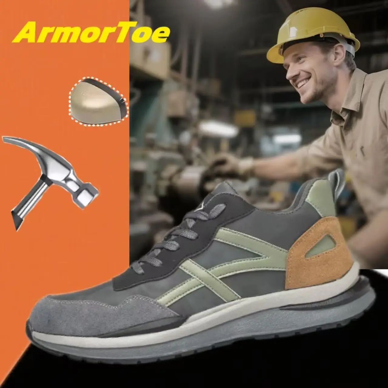 ArmorToe Safety Shoes Anti-smash Anti-stabbing Four Seasons Section Work Shoes Soft Non-slip Protective Shoes #Armor2534
ArmorToe Safety Shoes Anti-smash Anti-stabbing Four Seasons Section Work Shoes Soft Non-slip Protective Shoes #Armor2534