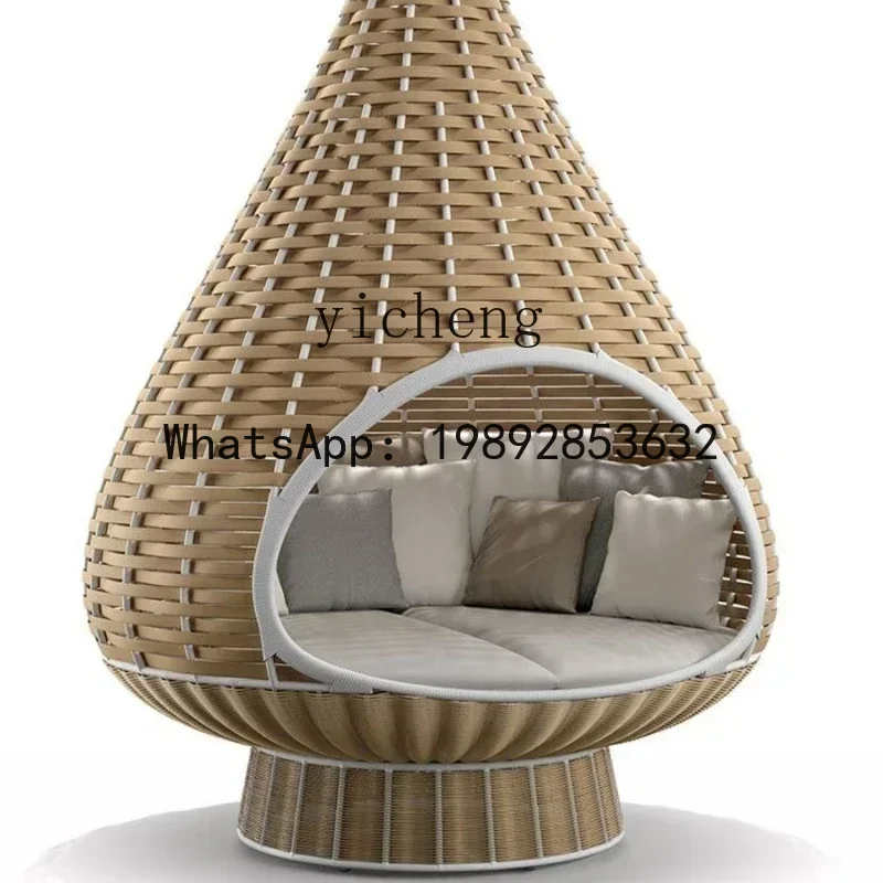 Outdoor B & B Open-air swing rattan hanging bed hammock outdoor furniture
Outdoor B & B Open-air swing rattan hanging bed hammock outdoor furniture