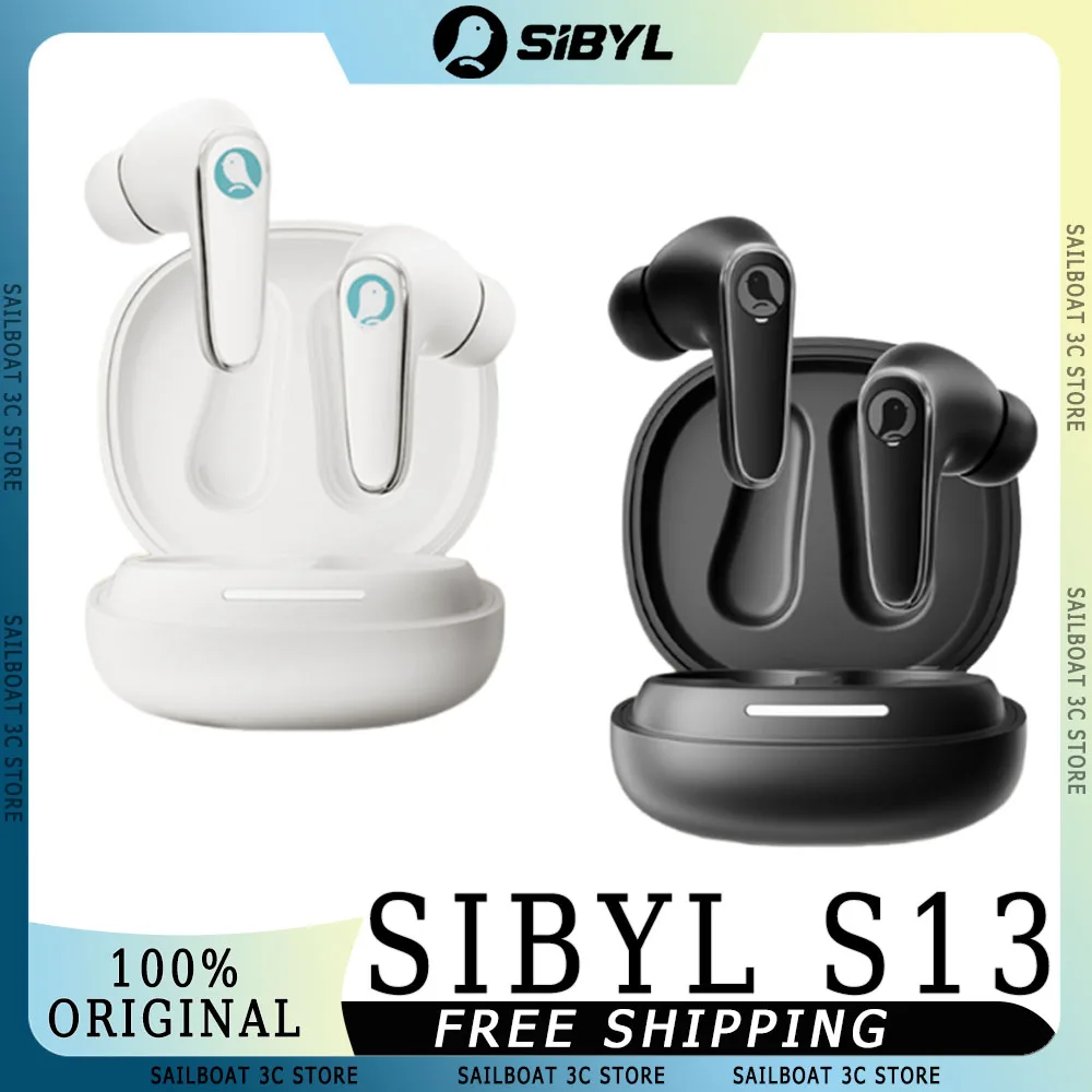 SIBYL S13 Wireless Bluetooth Earphone Active Noise Reduction Long Battery Life Low Latency In Ear Headset Custom Sports Earbuds
SIBYL S13 Wireless Bluetooth Earphone Active Noise Reduction Long Battery Life Low Latency In Ear Headset Custom Sports Earbuds