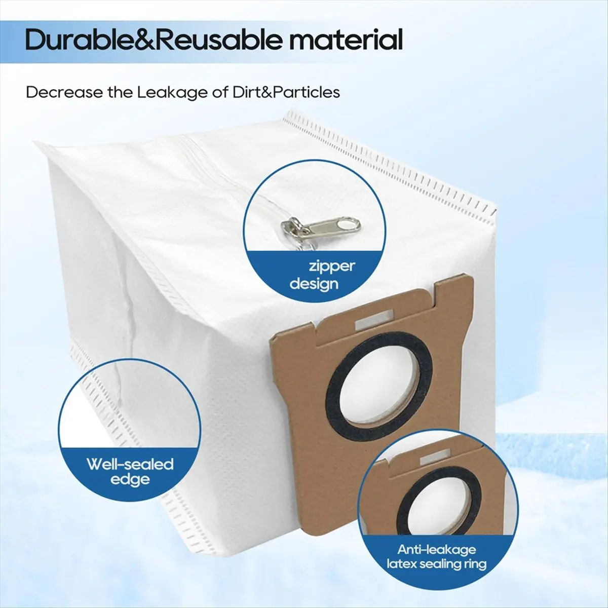 A99X For L10s Ultra / S10 Pro Accessories, Omni 1S B101CN, and X10+ Robot Vacuum Cleaner Dust Bag Accessory
A99X For L10s Ultra / S10 Pro Accessories, Omni 1S B101CN, and X10+ Robot Vacuum Cleaner Dust Bag Accessory