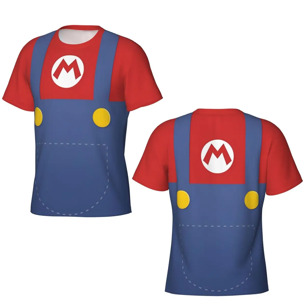Повседневная футболка Mario, мужская и женская футболка из полиэстера с круглым вырезом, футболка с короткими рукавами, одежда для взрослых
Повседневная футболка Mario, мужская и женская футболка из полиэстера с круглым вырезом, футболка с короткими рукавами, одежда для взрослых