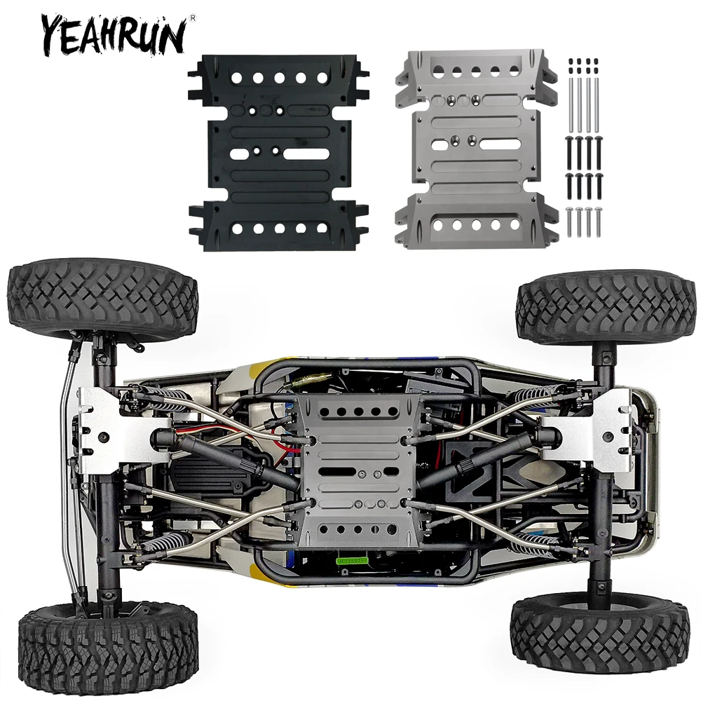 YEAHRUN Aluminum Skid Plate Transmission Mount Center Gear box Mount For Axial Wraith 90048 1/10 RC Rock Crawler Upgrade
YEAHRUN Aluminum Skid Plate Transmission Mount Center Gear box Mount For Axial Wraith 90048 1/10 RC Rock Crawler Upgrade