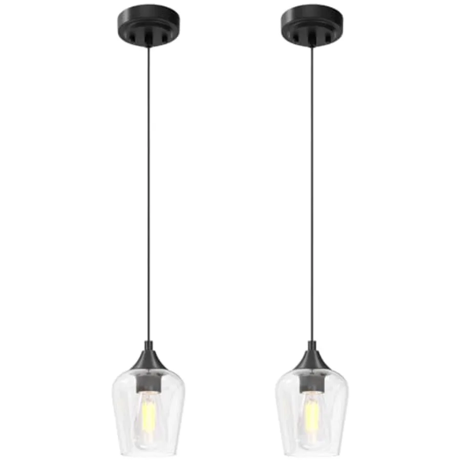 Pendant Lights Kitchen Island Matte Pendant Light Fixtures with E26 Base and Adjustable Cable Modern Pendant Lighting with Glas
Pendant Lights Kitchen Island Matte Pendant Light Fixtures with E26 Base and Adjustable Cable Modern Pendant Lighting with Glas