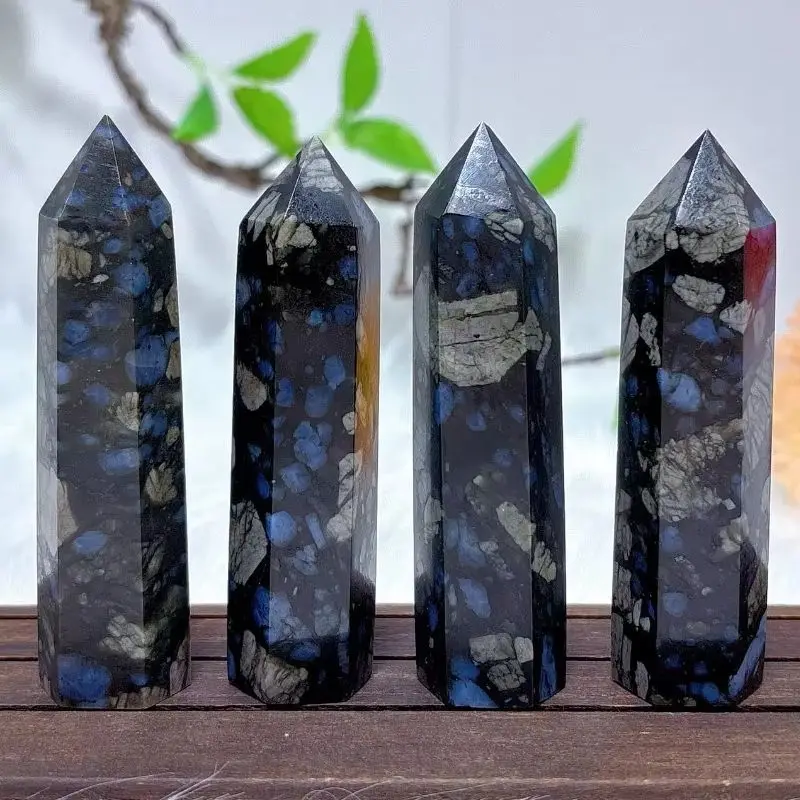 Natural Blue Flash Quartz Crystal Point Tower High Quality Crafts For Gift Home Room Decoration
Natural Blue Flash Quartz Crystal Point Tower High Quality Crafts For Gift Home Room Decoration