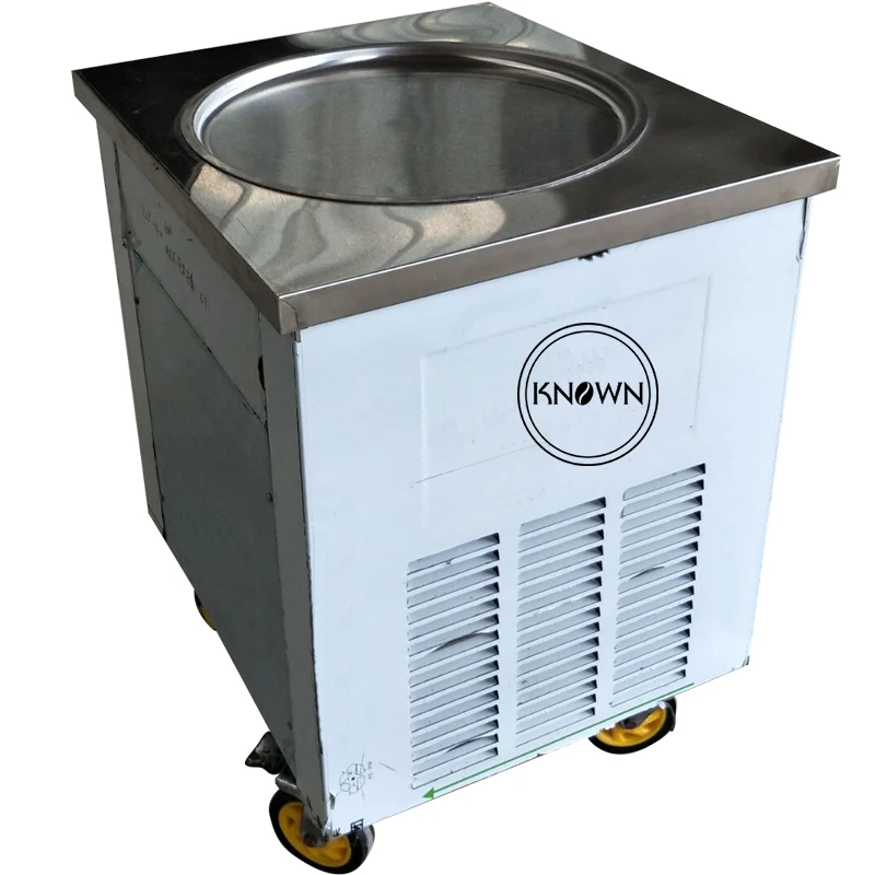 2019 Hot sale 450mm single round pan fried ice cream stainless steel thai ice-cream roll making machine for sale
2019 Hot sale 450mm single round pan fried ice cream stainless steel thai ice-cream roll making machine for sale