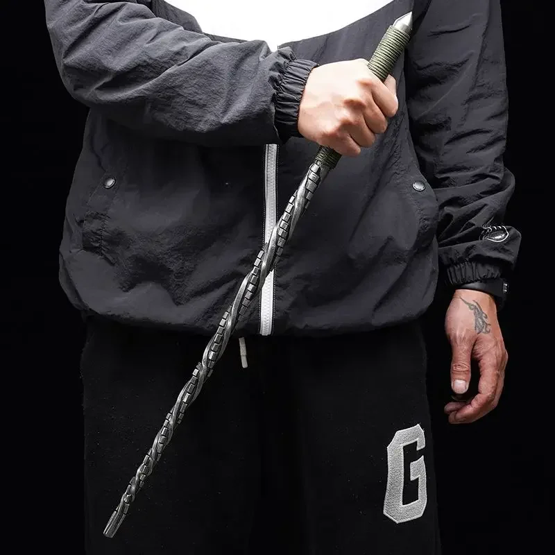 60cm Portable High-strength Steel Handmade Solid Keel Short Whip for Self-defense, Outdoor Car Mounted Broken Window Short Stick
60cm Portable High-strength Steel Handmade Solid Keel Short Whip for Self-defense, Outdoor Car Mounted Broken Window Short Stick