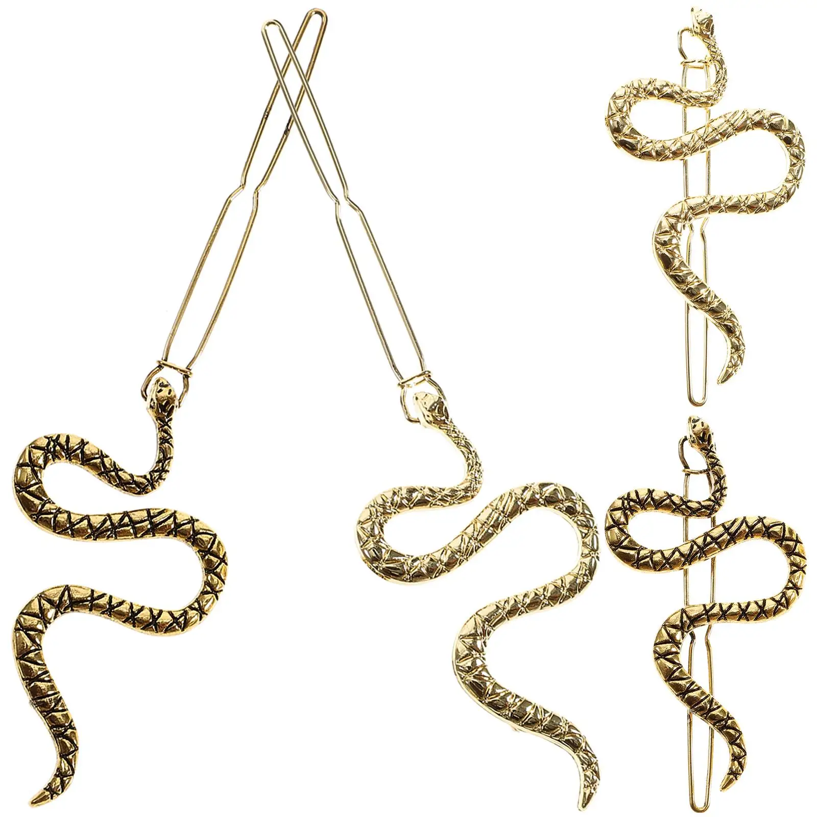 Hair Clips 4 Pcs Metal Snake Design Women Girls Accessories Wedding Party Daily Elegant Stylish Hair Bands
Hair Clips 4 Pcs Metal Snake Design Women Girls Accessories Wedding Party Daily Elegant Stylish Hair Bands