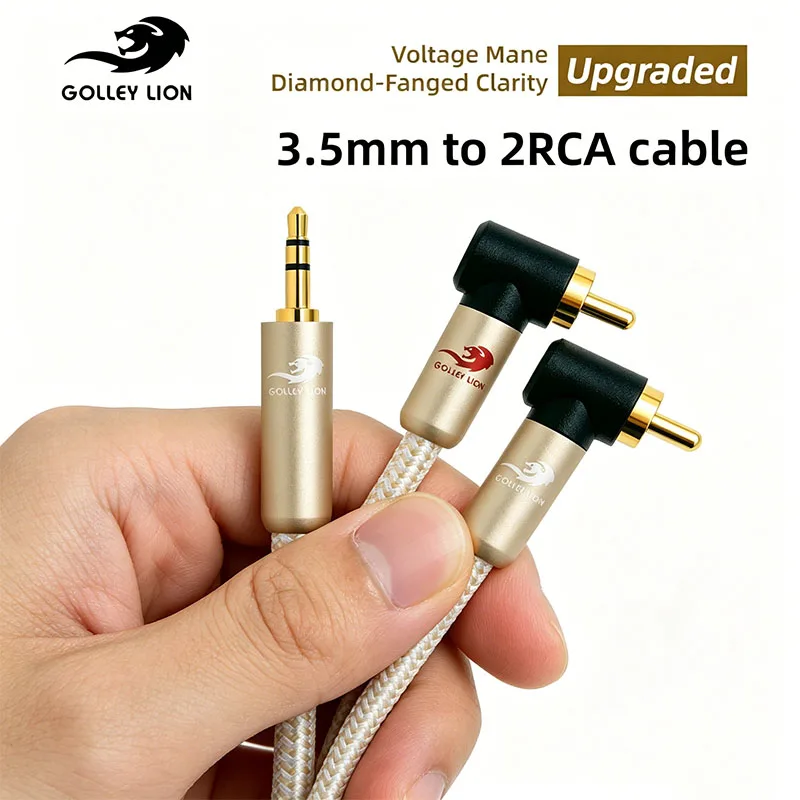 RCA Cable HiFi Stereo 3.5mm To 2RCA Audio Cable for Amplifier Mobile Phone Computer Desktop Audio AUX RCA Jack 3.5 Y Splitter
RCA Cable HiFi Stereo 3.5mm To 2RCA Audio Cable for Amplifier Mobile Phone Computer Desktop Audio AUX RCA Jack 3.5 Y Splitter