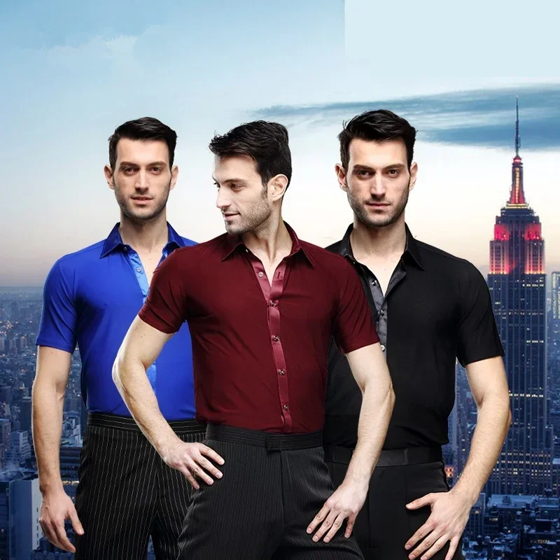 Black White Red Boy Adult Latin Tops Practice Clothes Men Short Sleeve Shirt Latin Dance Shirts Ballroom Latin Stage Dance Shirt
Black White Red Boy Adult Latin Tops Practice Clothes Men Short Sleeve Shirt Latin Dance Shirts Ballroom Latin Stage Dance Shirt