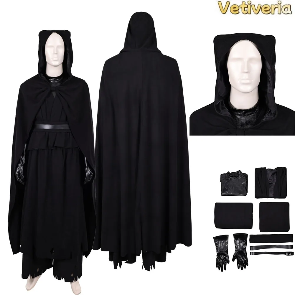 Nihilus Cosplay Costume Darth Movie Space Battle Top Pants Cloak Glove Outfits Fantasia Halloween Carnival Party Disguise Suit
Nihilus Cosplay Costume Darth Movie Space Battle Top Pants Cloak Glove Outfits Fantasia Halloween Carnival Party Disguise Suit