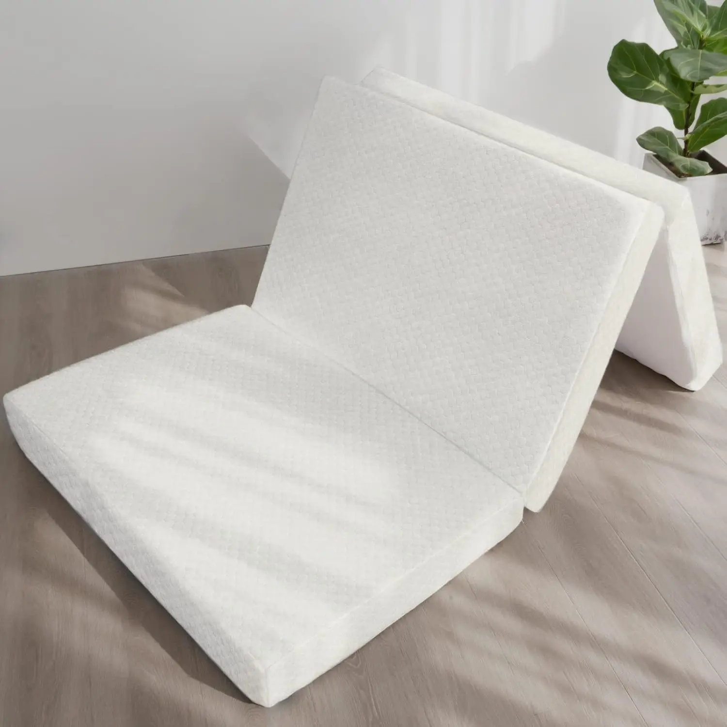 Tri Folding Mattr Topper, Memory Foam Tri-Fold Mattr With Ultra Soft Waterproof Washable Cover, Twin Size (75""X38""X4"")
Tri Folding Mattr Topper, Memory Foam Tri-Fold Mattr With Ultra Soft Waterproof Washable Cover, Twin Size (75""X38""X4"")